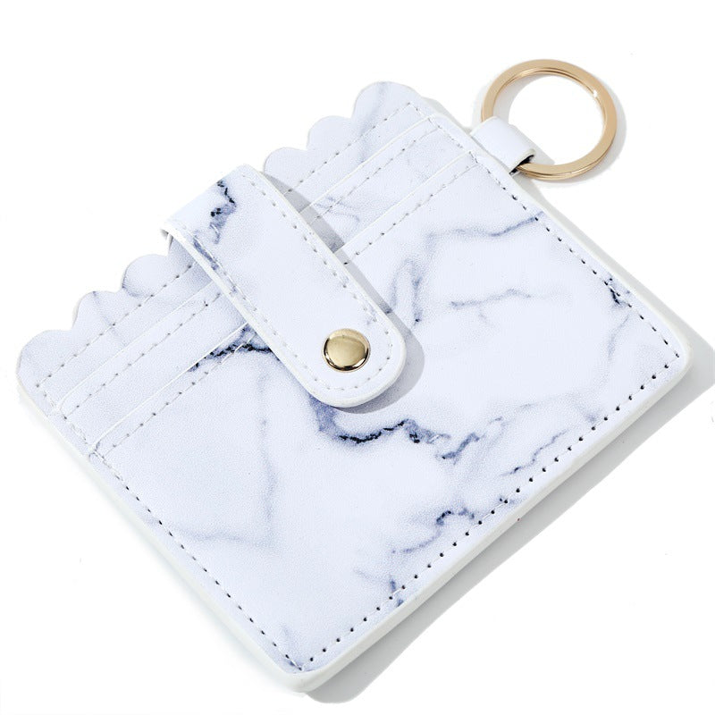 Bolsa De Tarjeta De Llavero De Cuero De PU Al Por Mayor